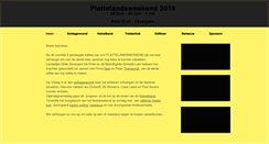 Desktop Screenshot of plattelandsweekend.com
